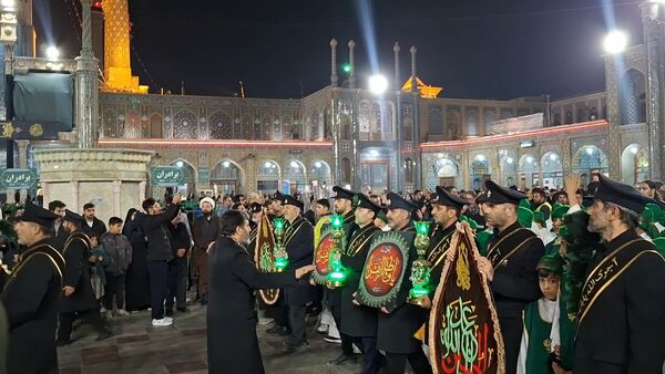 شام غریبان حضرت فاطمه زهرا(س) در حرم حضرت معصومه (س)