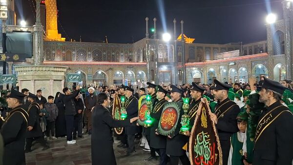 شام غریبان حضرت فاطمه زهرا(س) در حرم حضرت معصومه (س)
