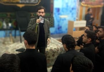 برگزاری مراسم دهه دوم فاطمیه در دبیرستان شهدای علم و فناوری بهارستان دو