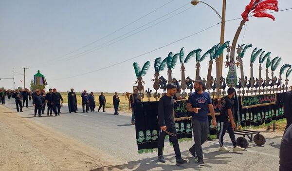 عزاداری در روستای مومن آباد قم