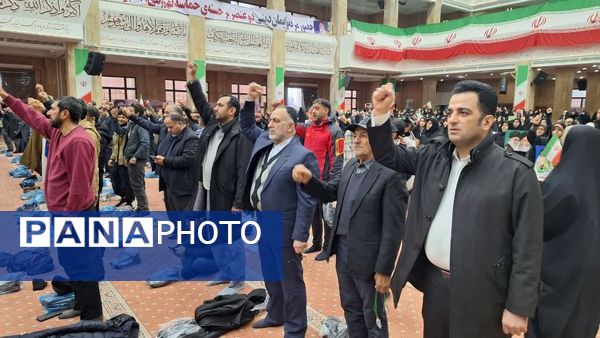 حضور پرشور مردم گرگان در 9 دی