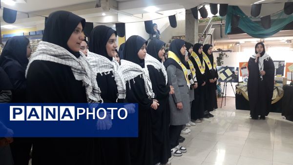 مراسم سوگواری شهید مجاهد سید حسن نصرالله در ناحیه ۷ مشهد