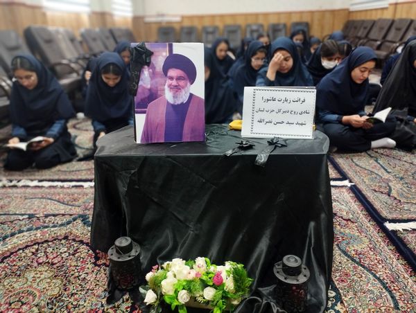  یادبود شهید سید حسن نصرالله و شهدای مقاومت در ناحیه ۳ مشهد