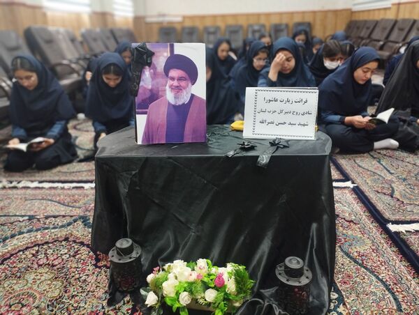  یادبود شهید سید حسن نصرالله و شهدای مقاومت در ناحیه ۳ مشهد