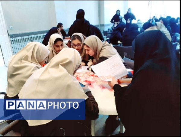 آزمون لیگ‌جت با شعار «جهاد ما جهاد تبیین» در خانمیرزا