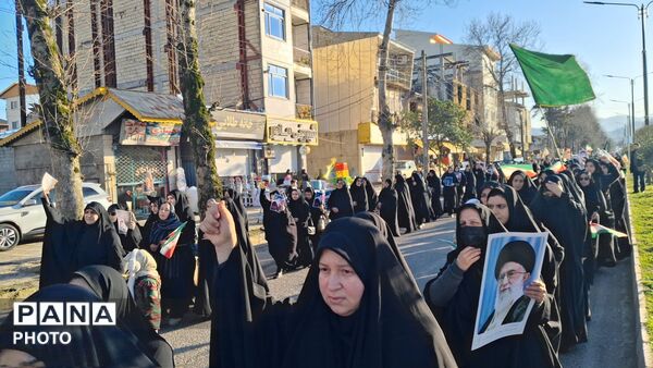 اجتماع سوگواران در رضوانشهر 