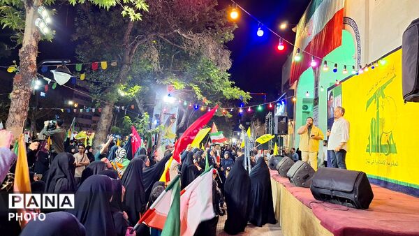 طنین فریاد حمایت از لبنان در قلب شب