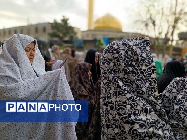 نماز عید فطر در مصلی شهرستان قدس