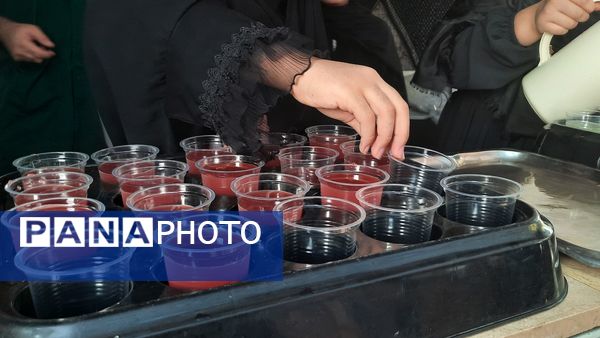 مشارکت نوجوانان عاشورایی در مراسم جاماندگان اربعین حسینی