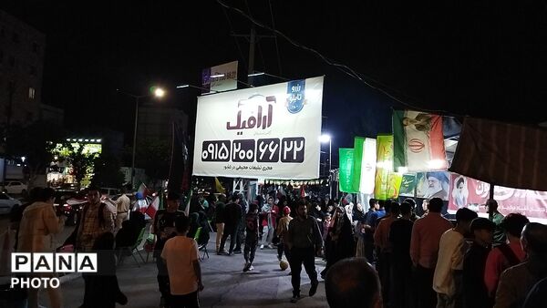موکب پارک دانشجو در شصت و هفتمین شب از اجتماعات مردمی نیشابور 