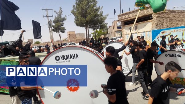 روز هشتم محرم دسته روی هیئت جانثاران ابوالفضلی روستای فدافن