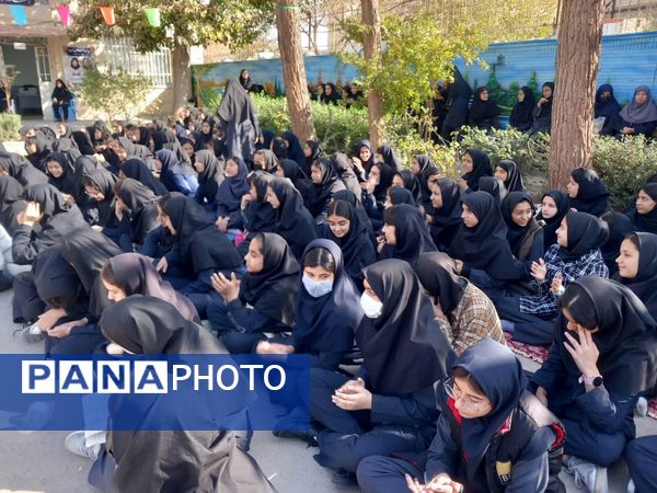 مراسم ولایت حضرت زینب در دبیرستان دخترانه فرهیختگان 