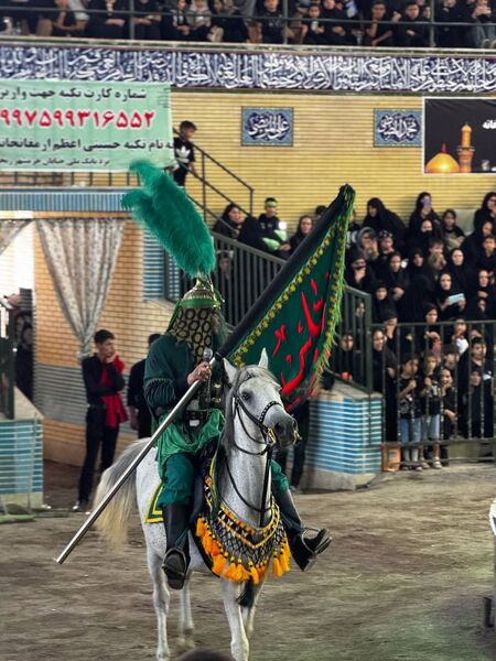 مراسم سنتی تعزیه‌خوانی در شهر ارمغان‌خانه زنجان 