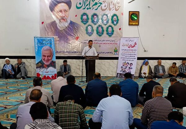 مراسم اولین سالگرد «شهید رئیسی» در حمیدیه