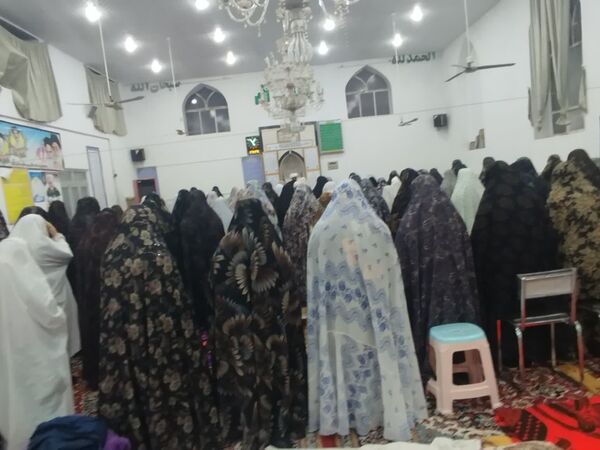 مراسم اعتکاف در مسجد روستای مهدی آباد خلیل آباد