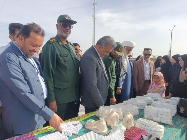 تجدید میثاق مردم بشاگرد با آرمان‌های انقلاب اسلامی در راهپیمایی ۲۲ بهمن