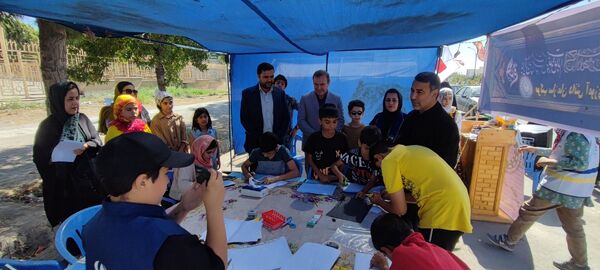 برپایی موکب سازمان دانش‌آموزی در شهرستان سملقان