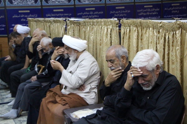 مراسم روضه اباعبدالله حسین (ع) در دفتر نماینده ولی فقیه یزد