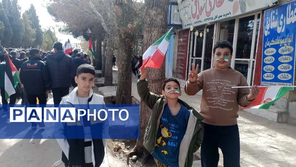 راهپیمایی باشکوه ۲۲ بهمن در کوهبنان