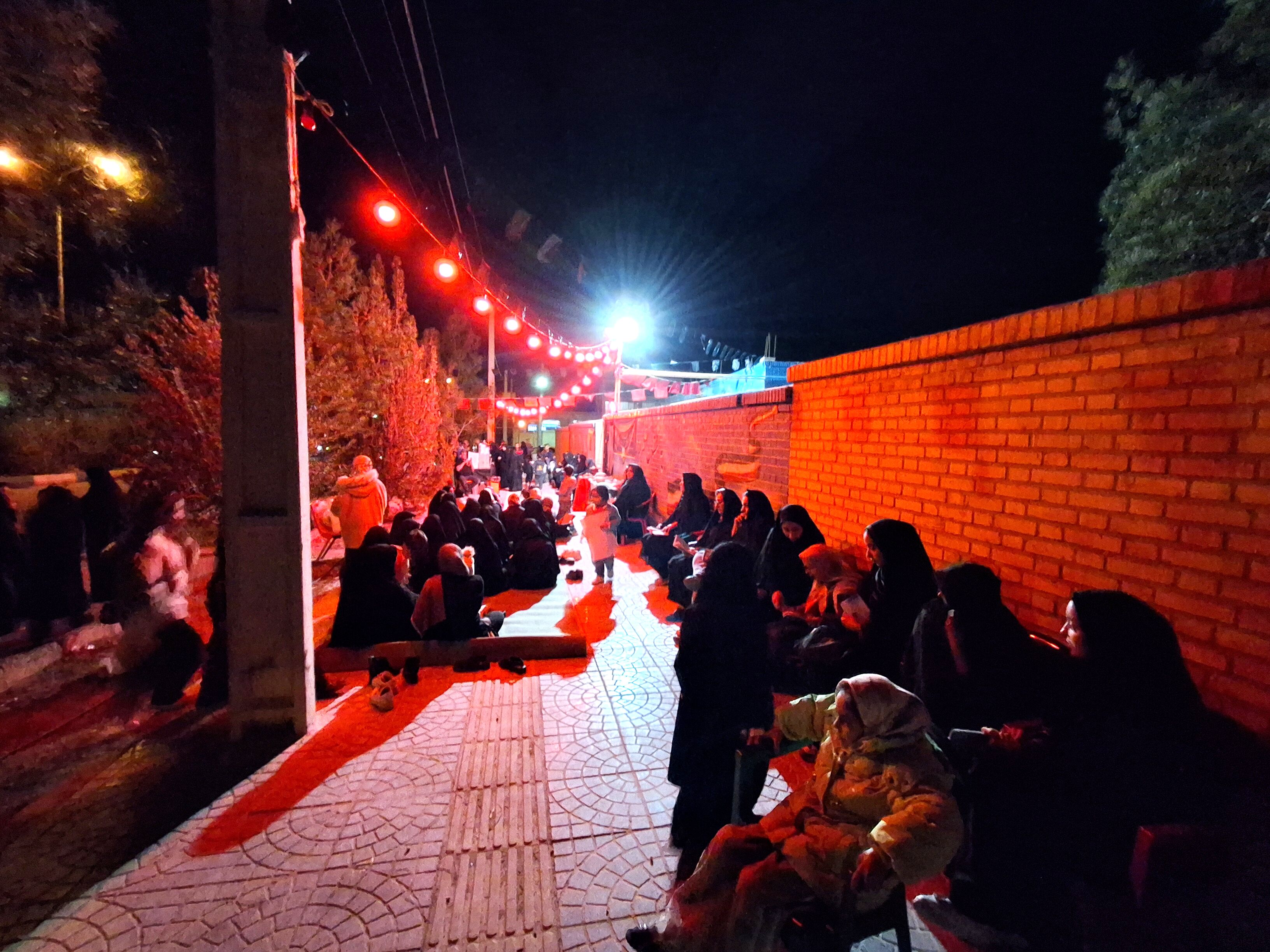 موکب شجره طیبه در دبستان دخترانه علمدارحسینی تفت