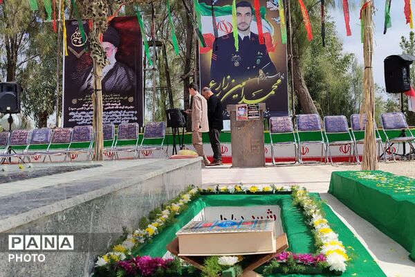 مراسم تشییع شهید ناو دنا در کمجان