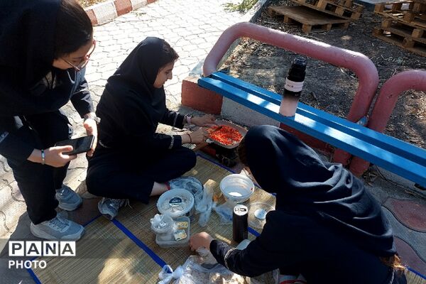 اجرای طرح صبحانه سالم در هنرستان فنی حرفه ای قدس 