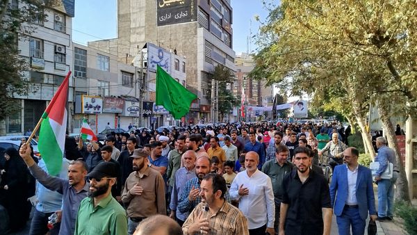 تشییع دو شهید دفاع مقدس در البرز 