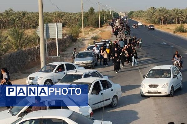 پیاده‌روی امام رضا (ع) در سعدآباد