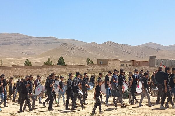 مراسم سوگواری سالار شهیدان حضرت اباعبدالله الحسین (ع) در روستای گزکوه 