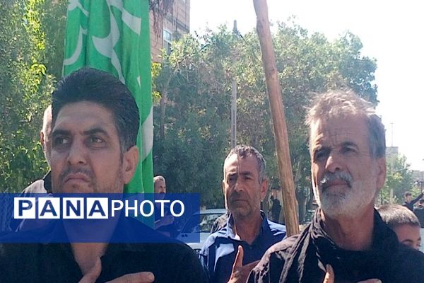 برگزاری مراسم گرامیداشت تاسوعای حسینی در شهر تیتکانلو 