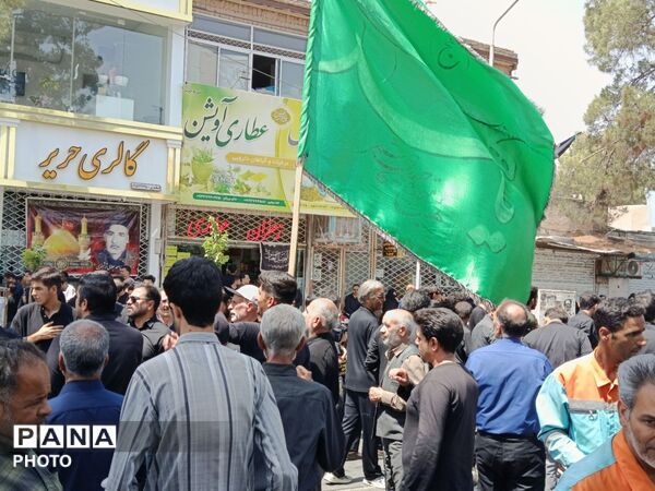 مراسم عزاداری تاسوعای  حسینی در حسینیه ابوالفضلی کاشمر 