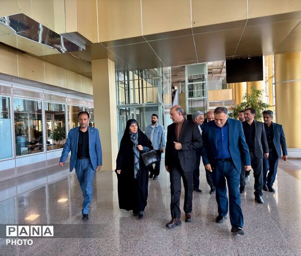 بازدید وزیر راه و شهرسازی از روند خدمات‌رسانی به زائران امام رضا(ع) در فرودگاه مشهد