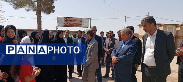 آیین افتتاحیه و کلنگ‌زنی پروژه‌های عمرانی در شهرستان خلیل آباد