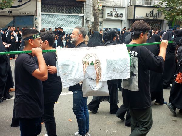 اجتماع عاشوراییان در میدان طالقانی قائمشهر