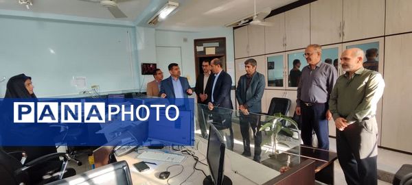 بازدید فرماندار دشتی از بخش‌های مختلف مدیریت آموزش و پرورش شهرستان دشتی