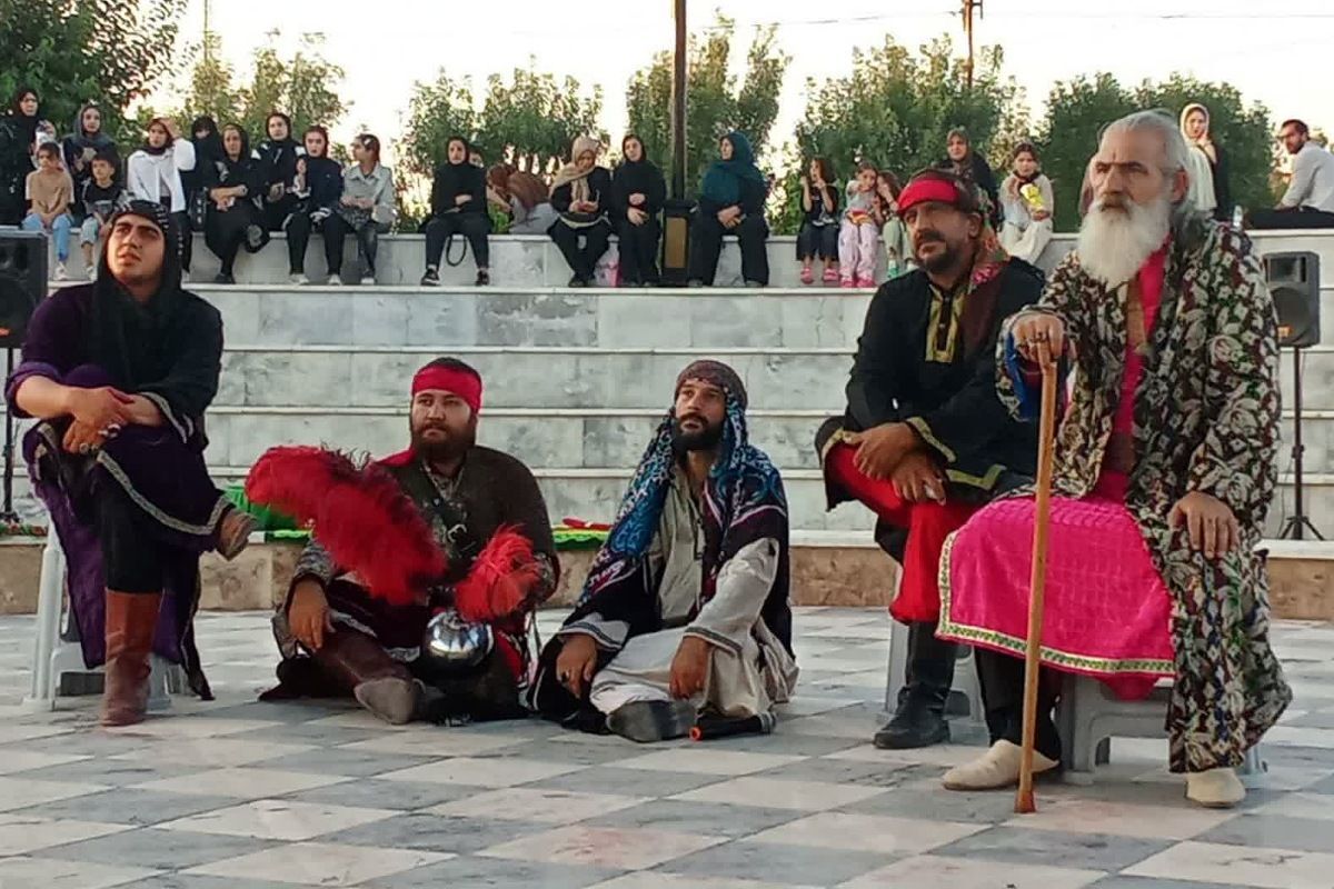 اجرای تعزیه به مناسبت دهه دوم محرم در بهارستان دو