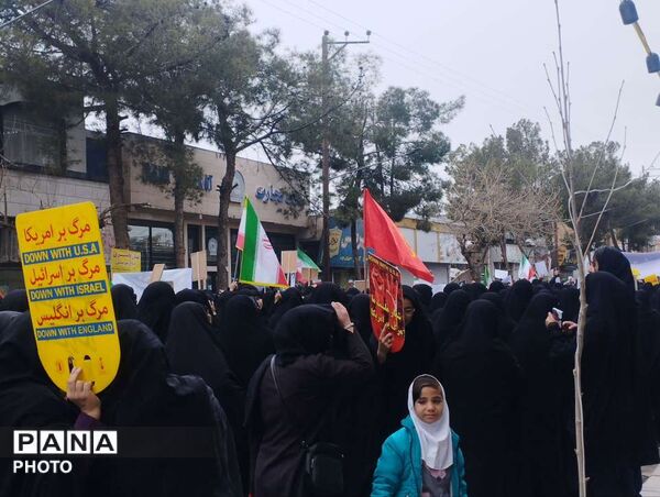 راهپیمایی روز جهانی قدس در شهرستان خلیل‌آباد 