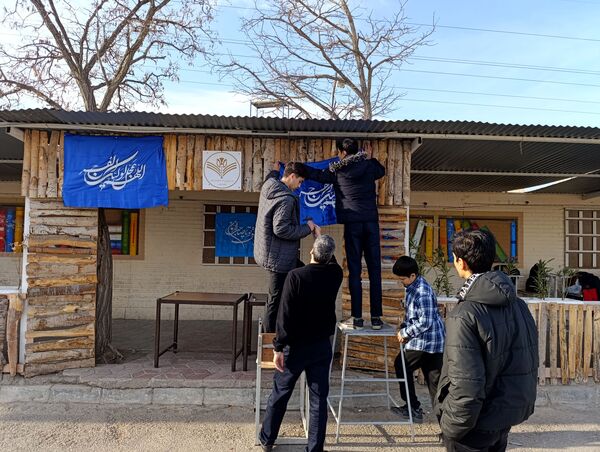 موکب مدرسه قفلی در مشهد