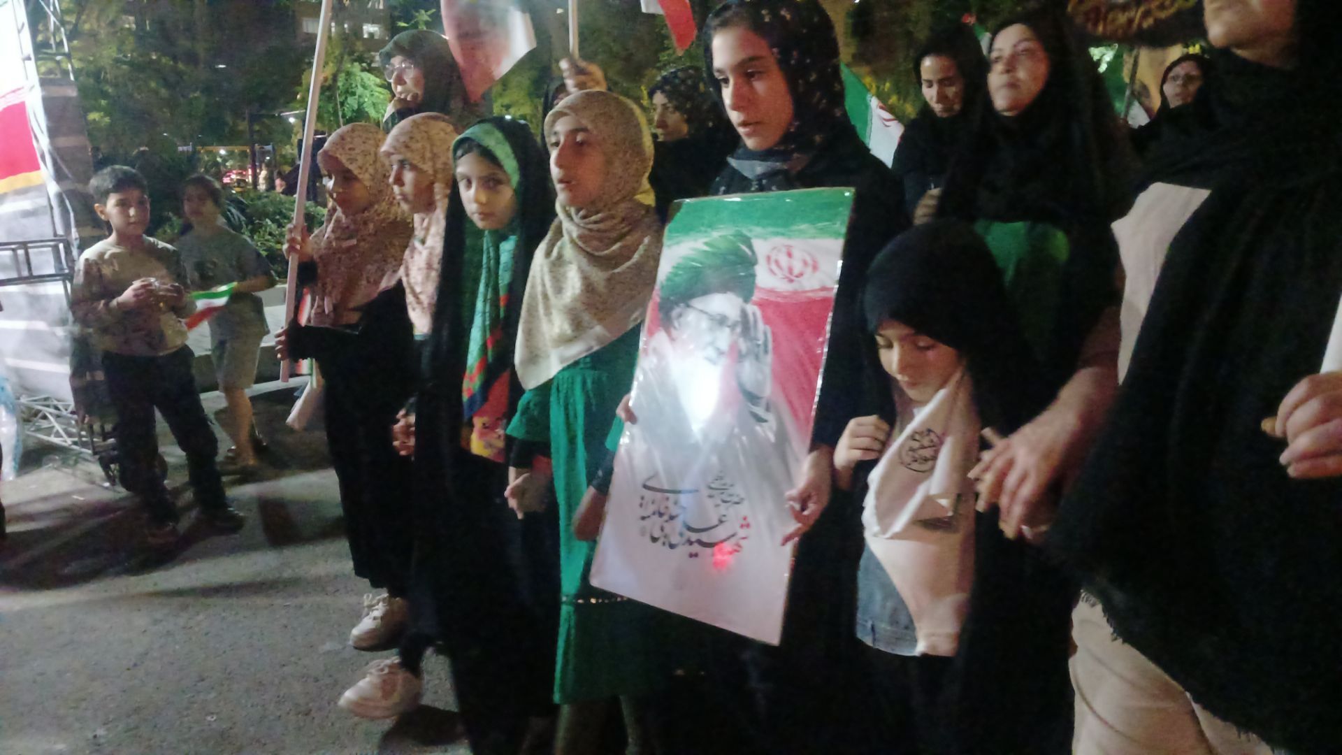 شصت ونهمین شب از راهپیمایی باشکوه مردم فردیس