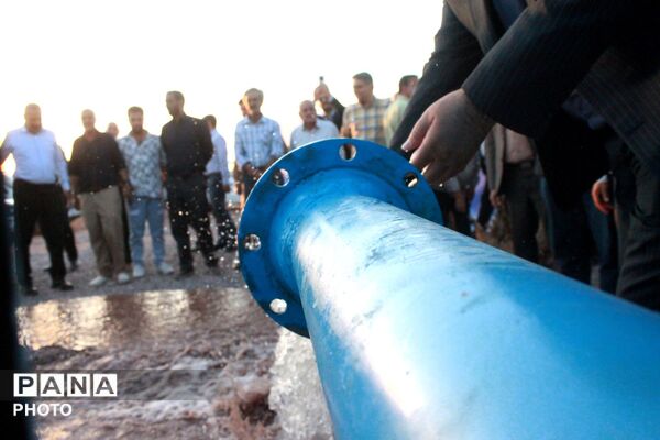  افتتاح طرح آبرسانی روستای هوتک