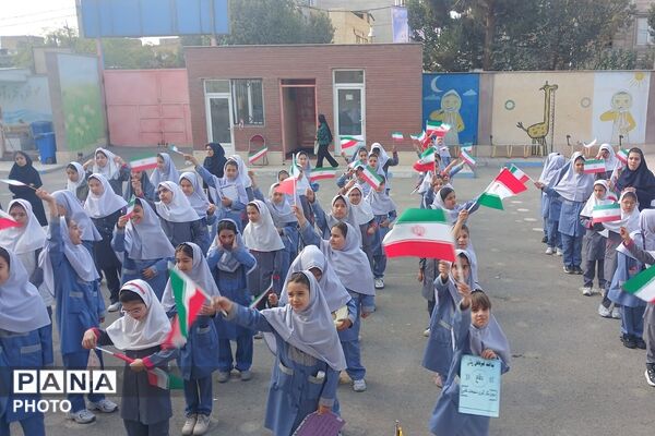 پاسداشت هفته پدافند غیرعامل در آموزشگاه شریعتی نیا چهاردانگه
