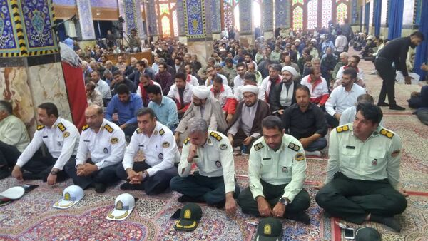 مراسم بزرگداشت شهید سید حسن نصرالله در یزد