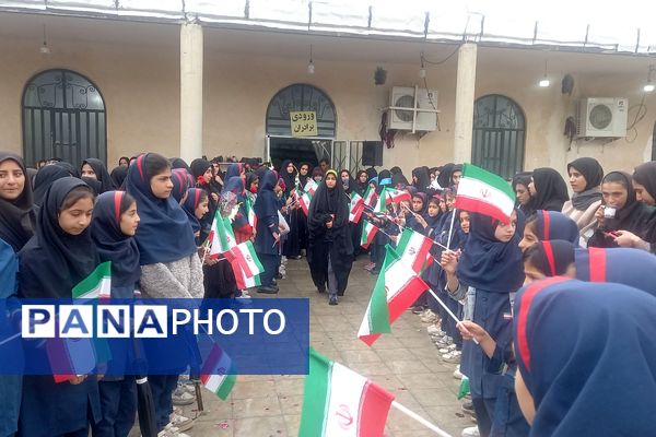 تشییع شهید گمنام در روستای ملا انبار کوهمره نودان 