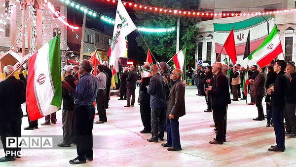 مراسم عزاداری شب های دهه اول محرم در شهرستان درگزین با حضور عزاداران شهر شاهنجرین