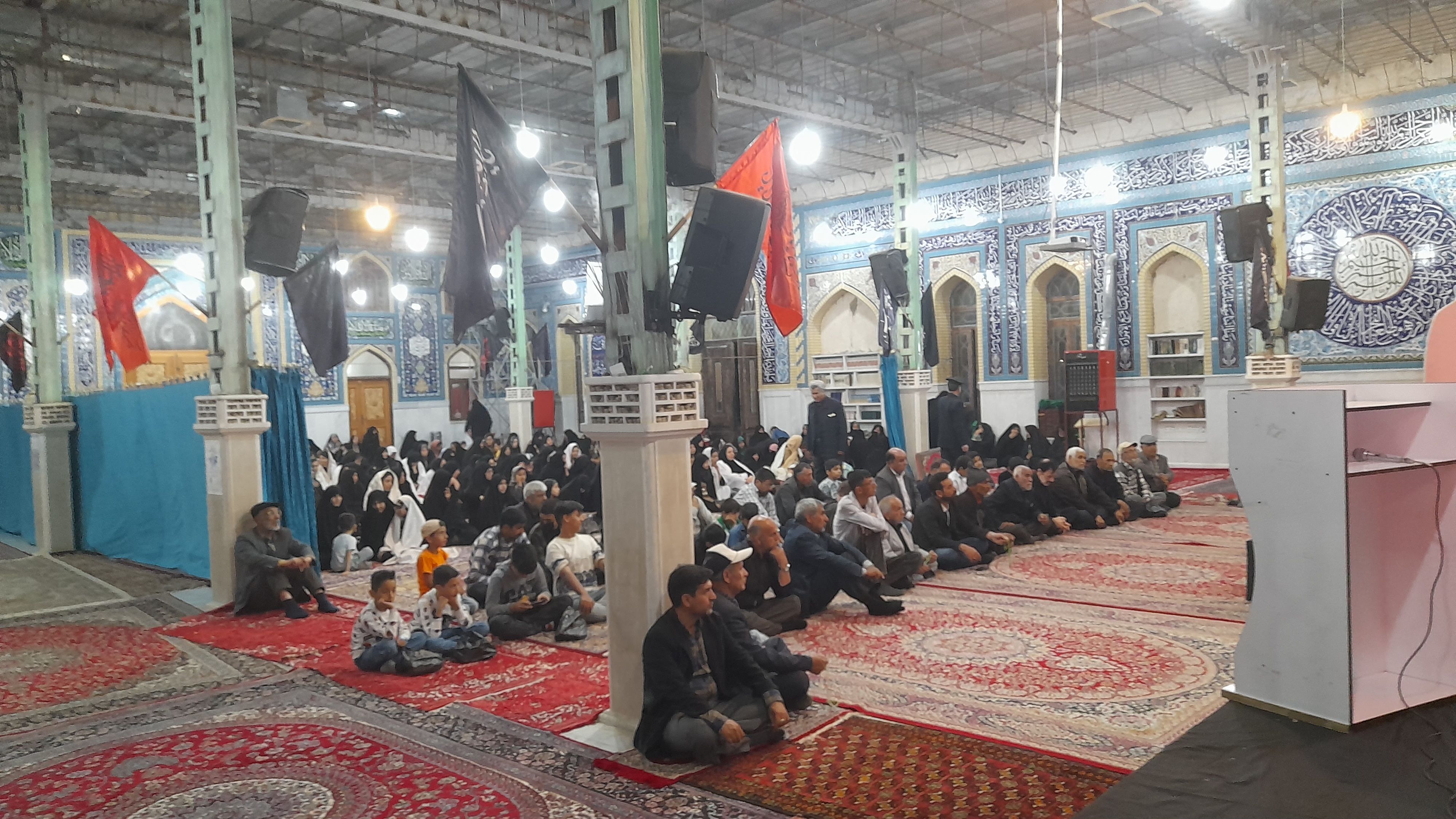 برگزاری آیین عزاداری سالگرد ارتحال امام خمینی(ره) در آستان مقدس حمزه الرضا(ع) شهر زیارت