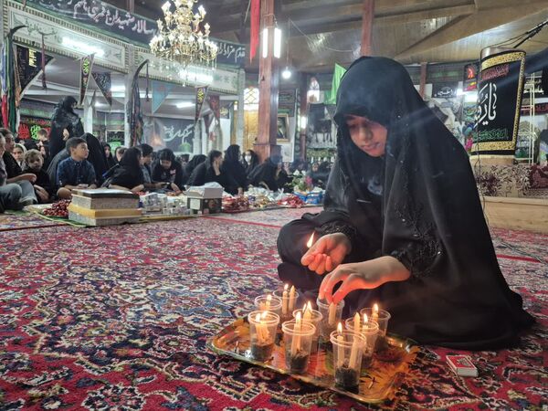 مراسم شیرخوارگان حسینی در بلده