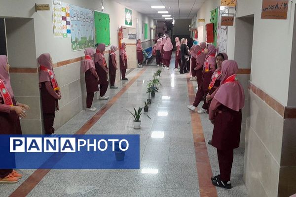 برپایی نمایشگاه طرح جابر در مدرسه حسنا بهارستان‌۲