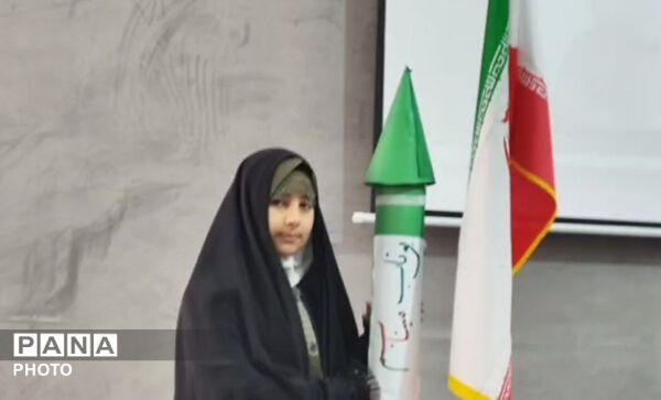 موشک‌های مقاومت  در دست دختران لالجین