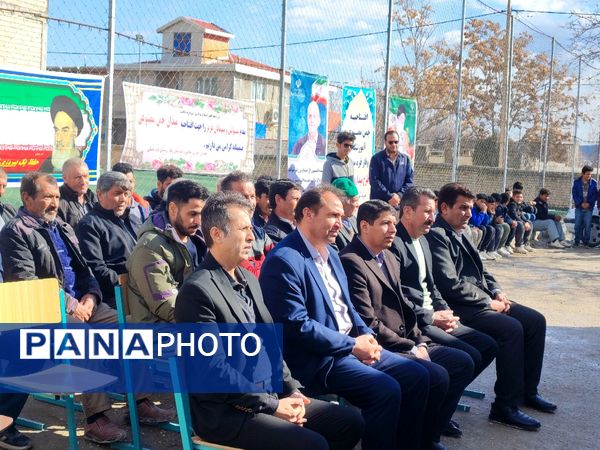 افتتاح چمن مصنوعی روستای قره مصلی