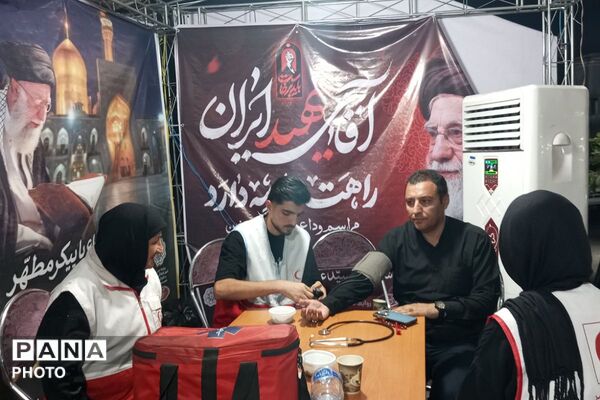 قرارگاه مرکزی اسکان مراسم وداع و تشییع رهبر شهید توسط شهرداری نصیرشهر